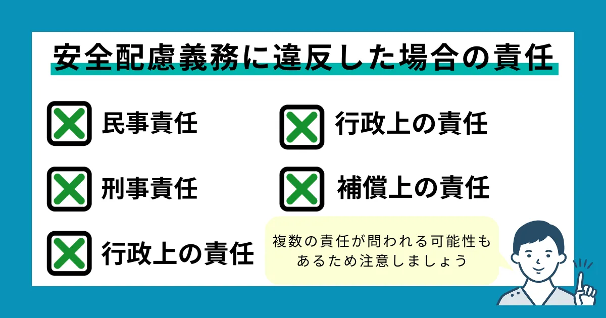 安全配慮義務違反を防ぐための実務ポイント